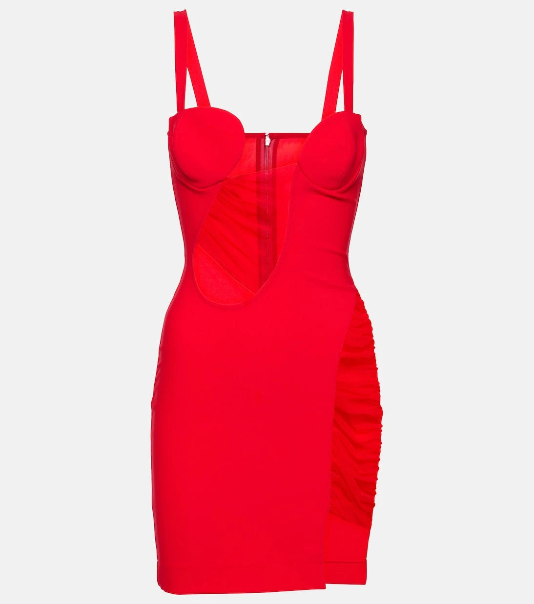 Nensi Dojaka - Cutout jersey minidress
