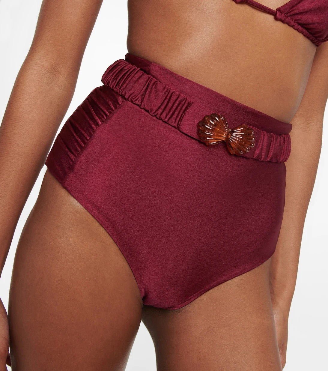 Johanna Ortiz - High-rise belted bikini bottoms