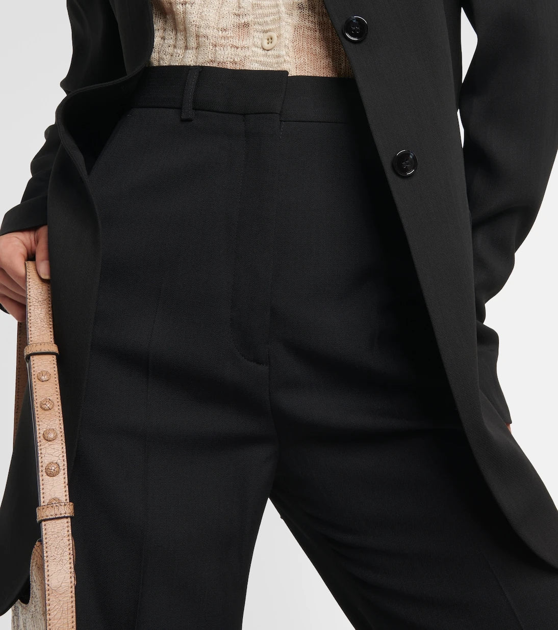 Acne Studios - High-rise pleated straight pants