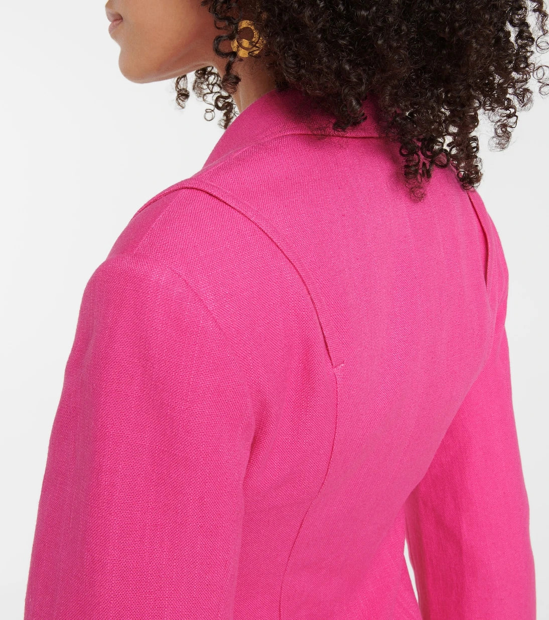 جاكيموس - سترة La Veste Sauge المخلوطة بالكتان