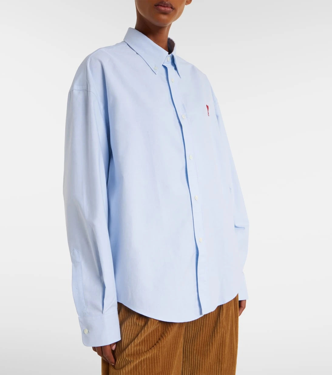 Ami Paris - Ami De Cœur cotton poplin shirt