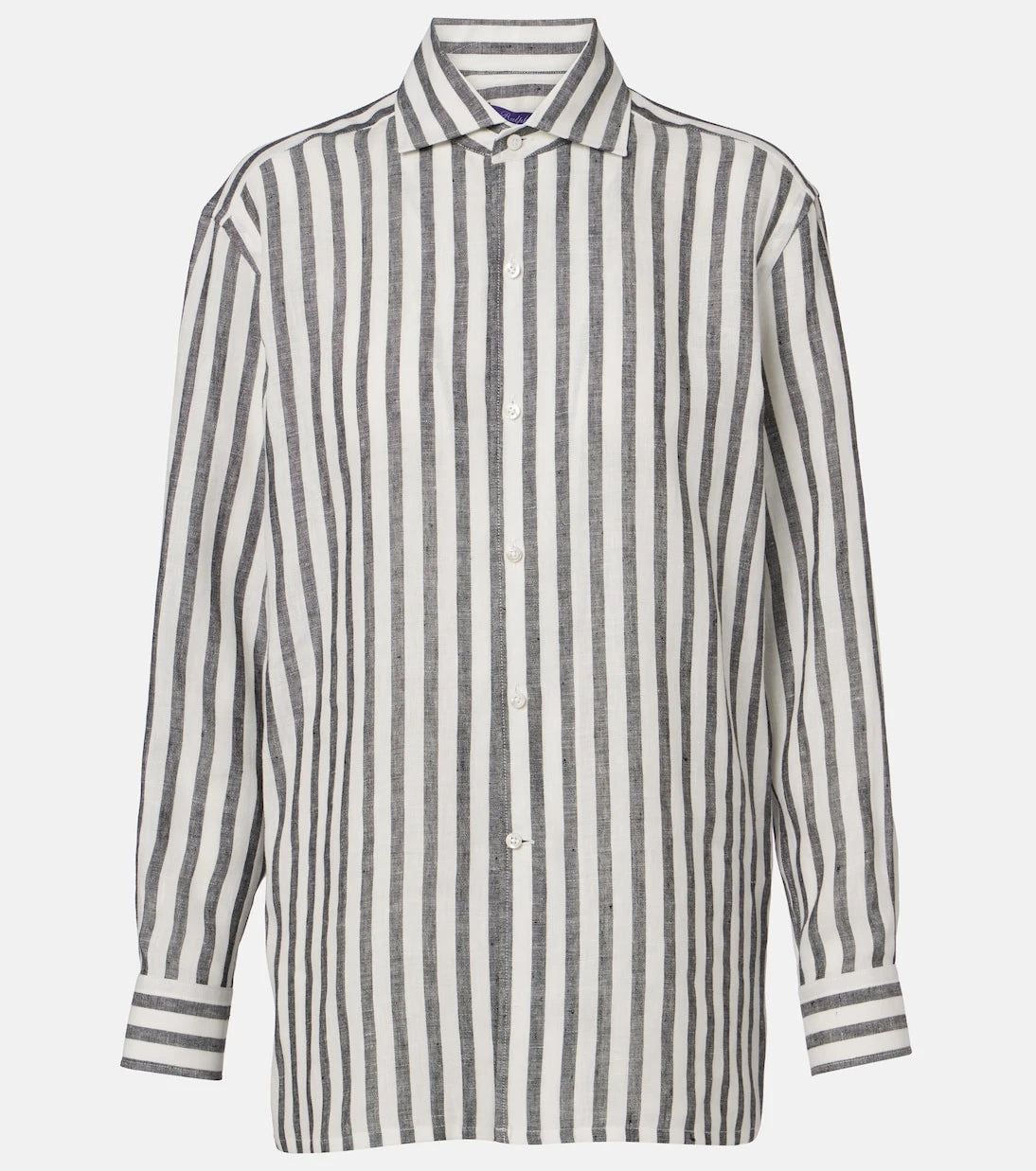 Ralph Lauren Collection - قميص كابري مخطط من الكتان