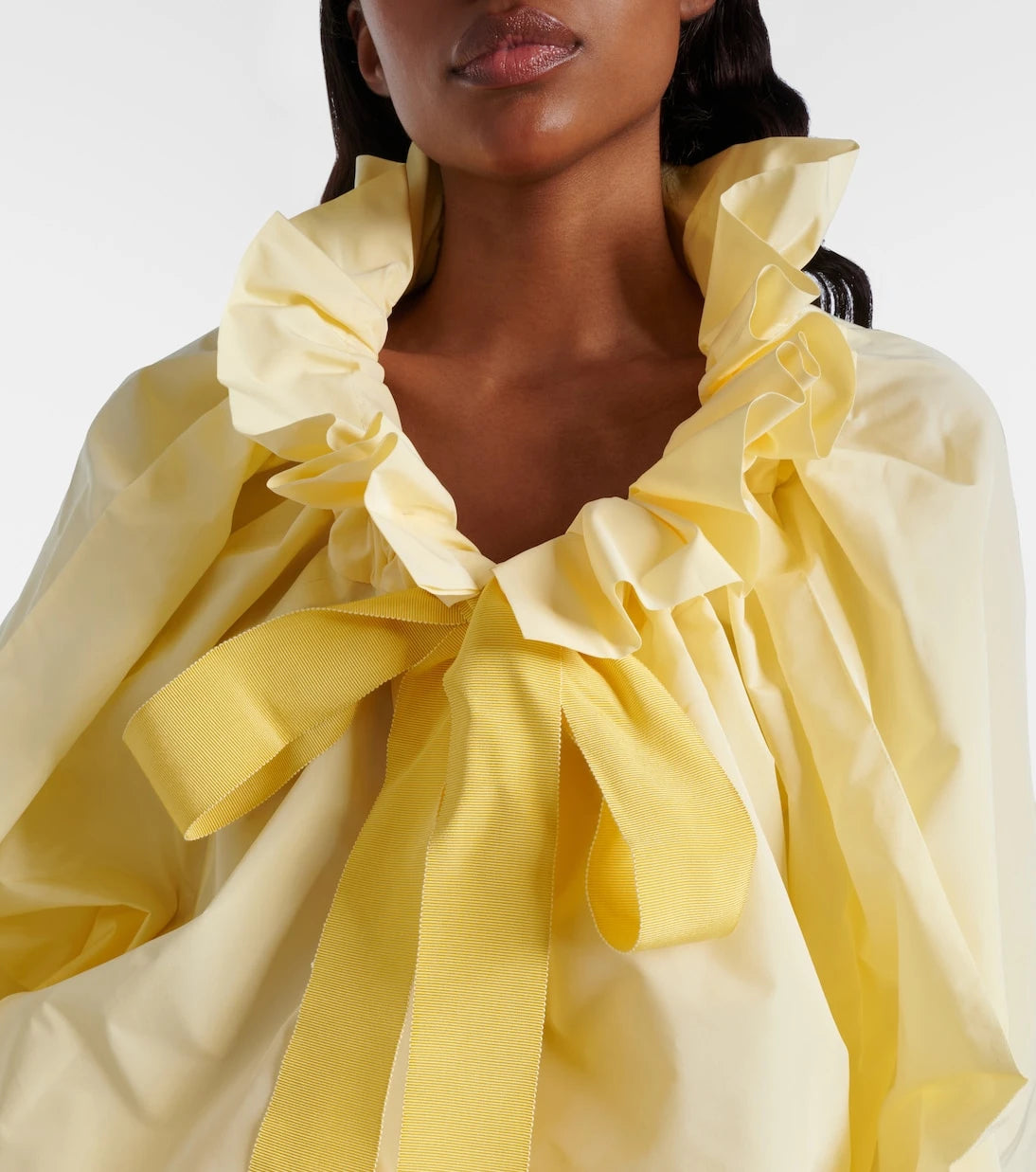 Patou - Tie-neck faille top