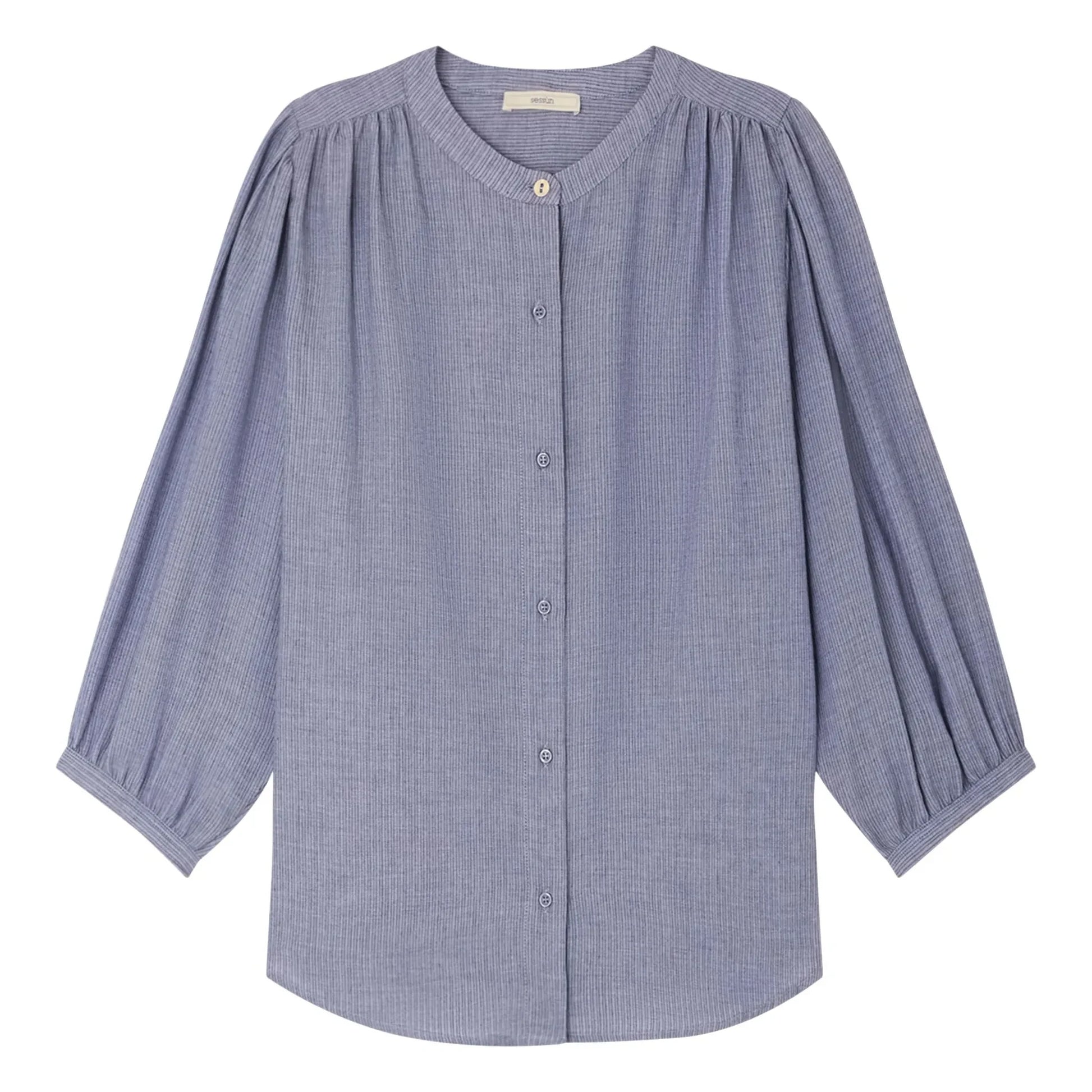 Sessùn - Blouse A View Stripes | Blue
