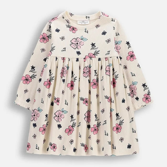 Coccodrillo рокля babydoll от памук