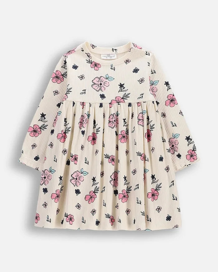 Coccodrillo pamuk babydoll elbise