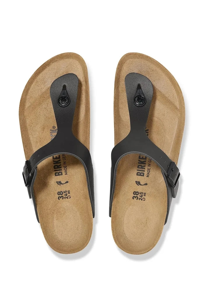 Birkenstock джапанки дамски от кожа Gizeh