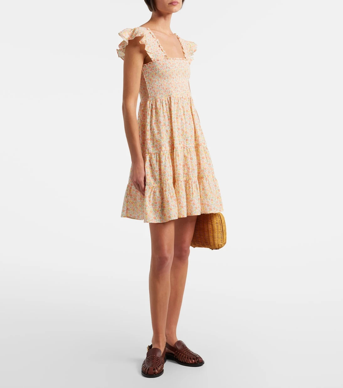 Rixo - Sideny floral cotton minidress