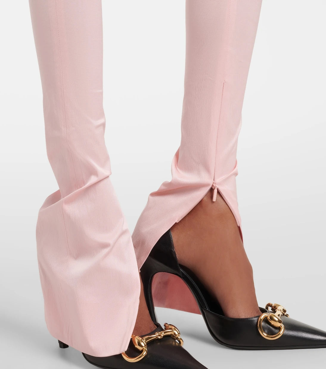 Gucci - Silk-blend faille leggings