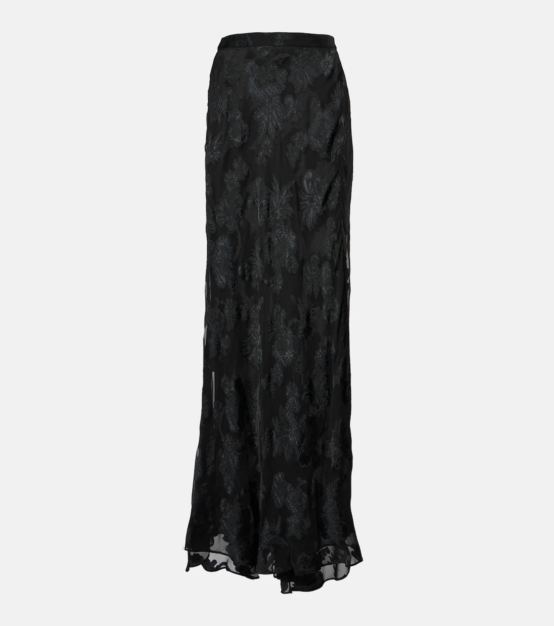 Etro - Paisley satin maxi skirt