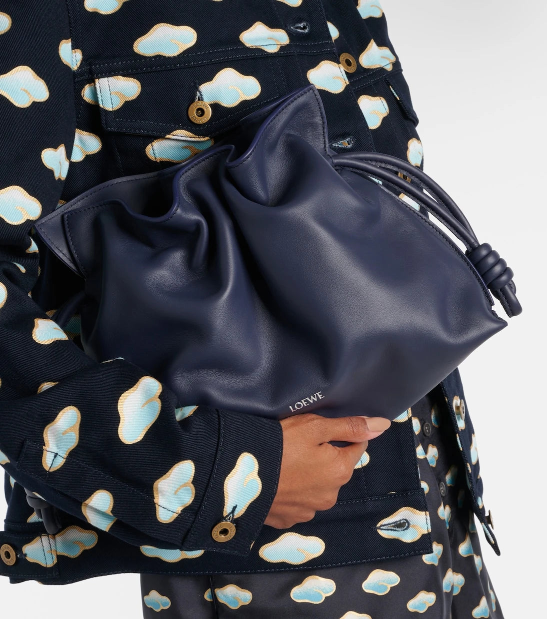 Loewe - Flamenco Medium leather clutch