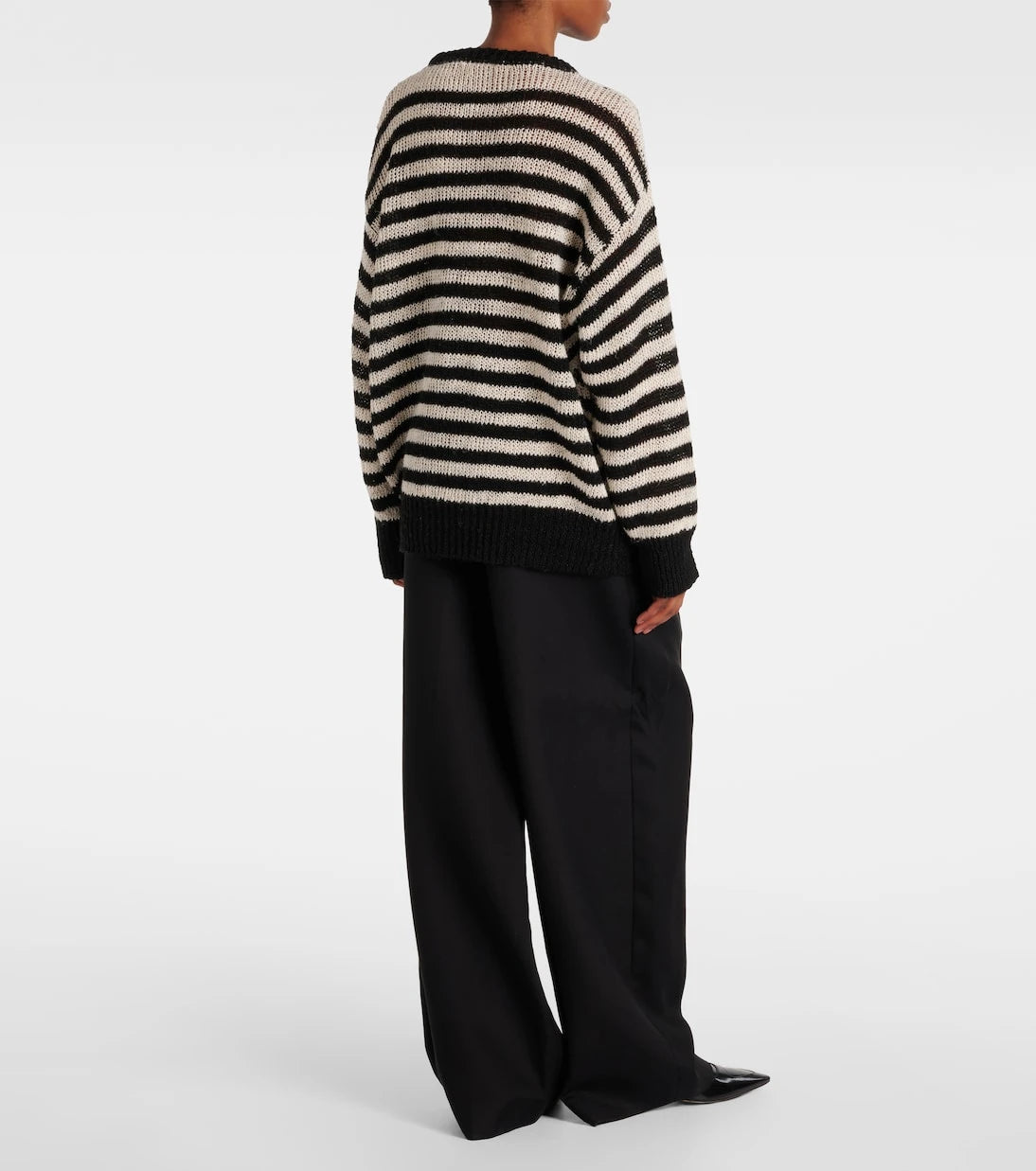Róhe - Striped linen-blend sweater