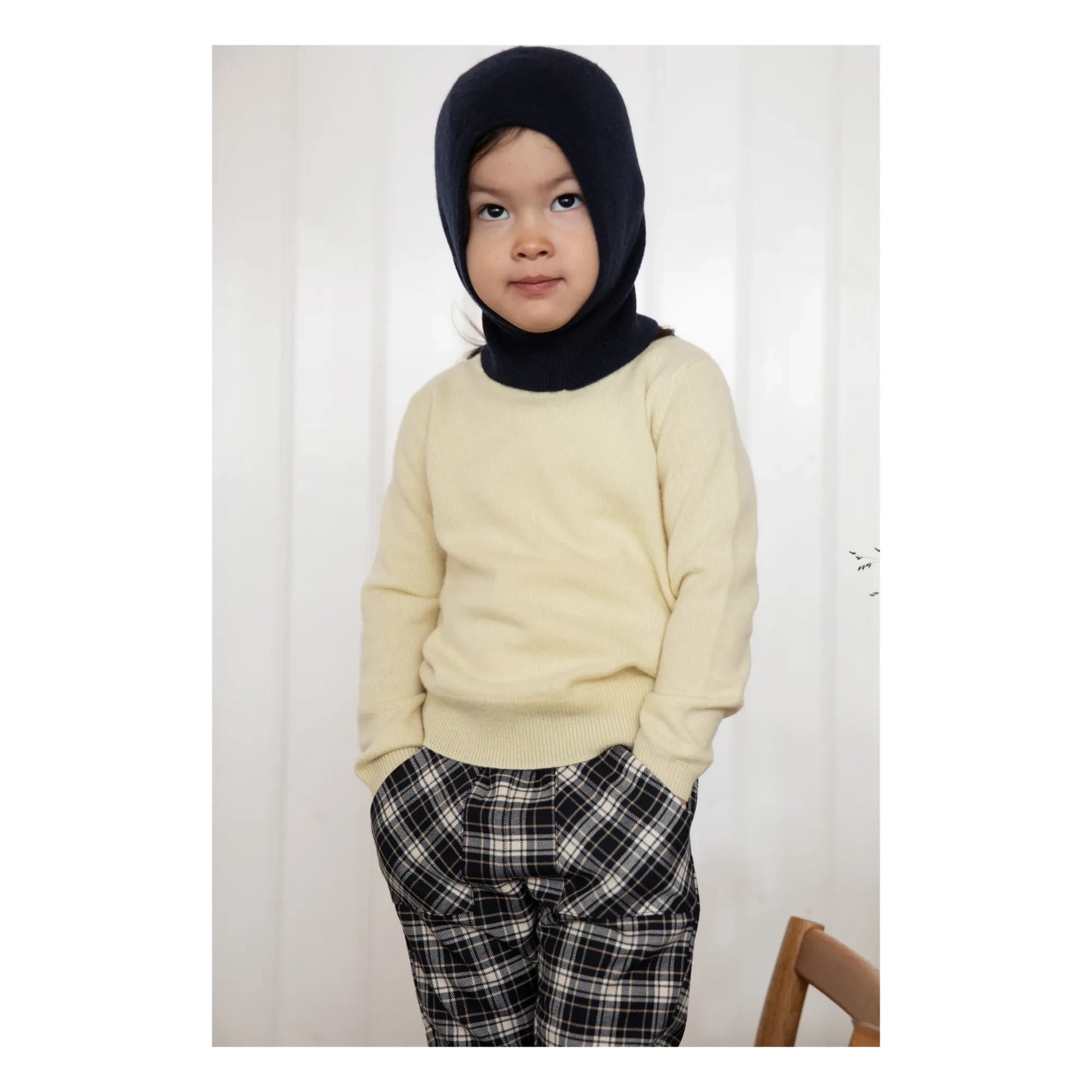 Holmm - Netty Cashmere balaclava | Navy blue