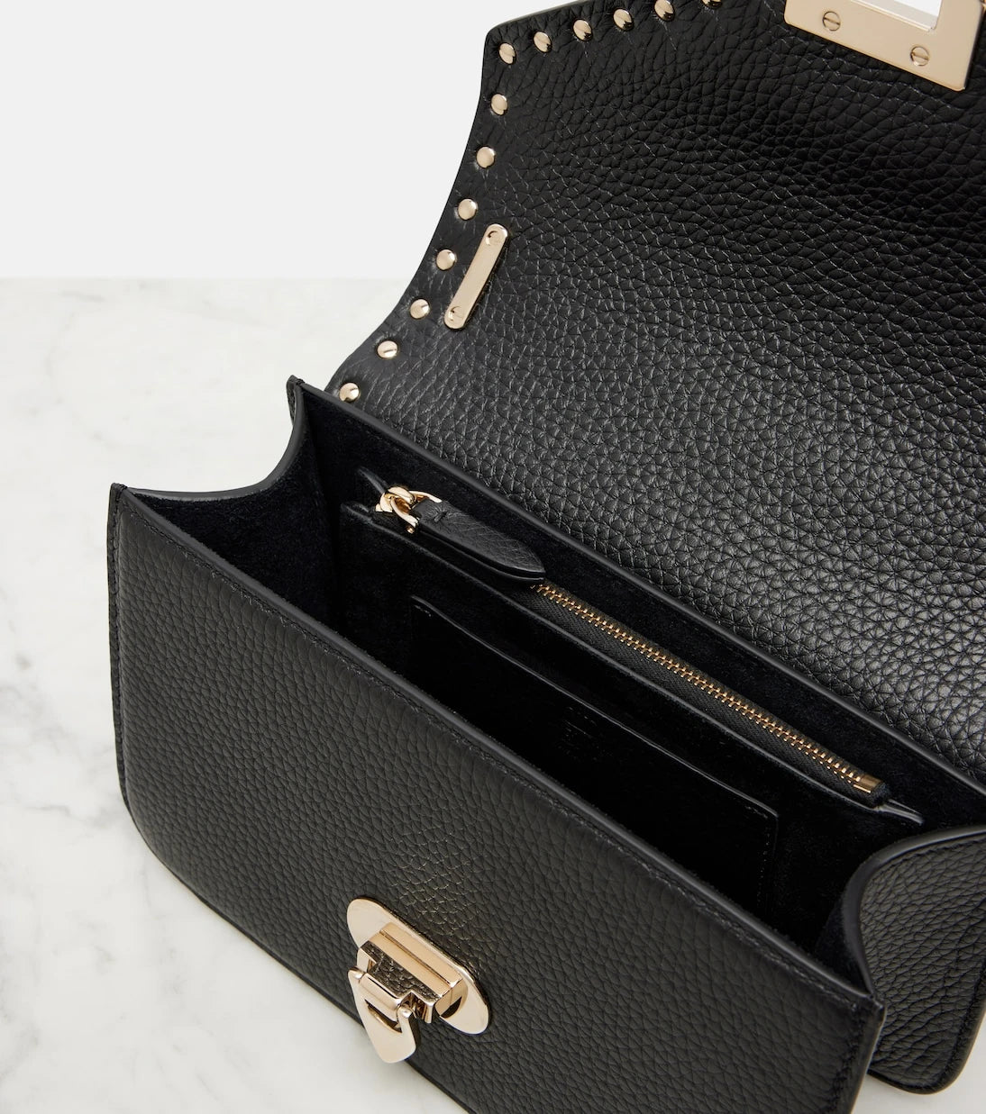 Valentino Garavani - Rockstud Small leather shoulder bag