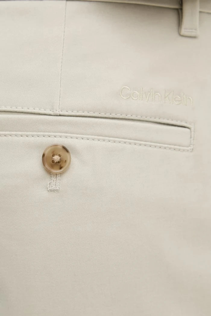Calvin Klein pamuklu elastanlı erkek resmi pantolon