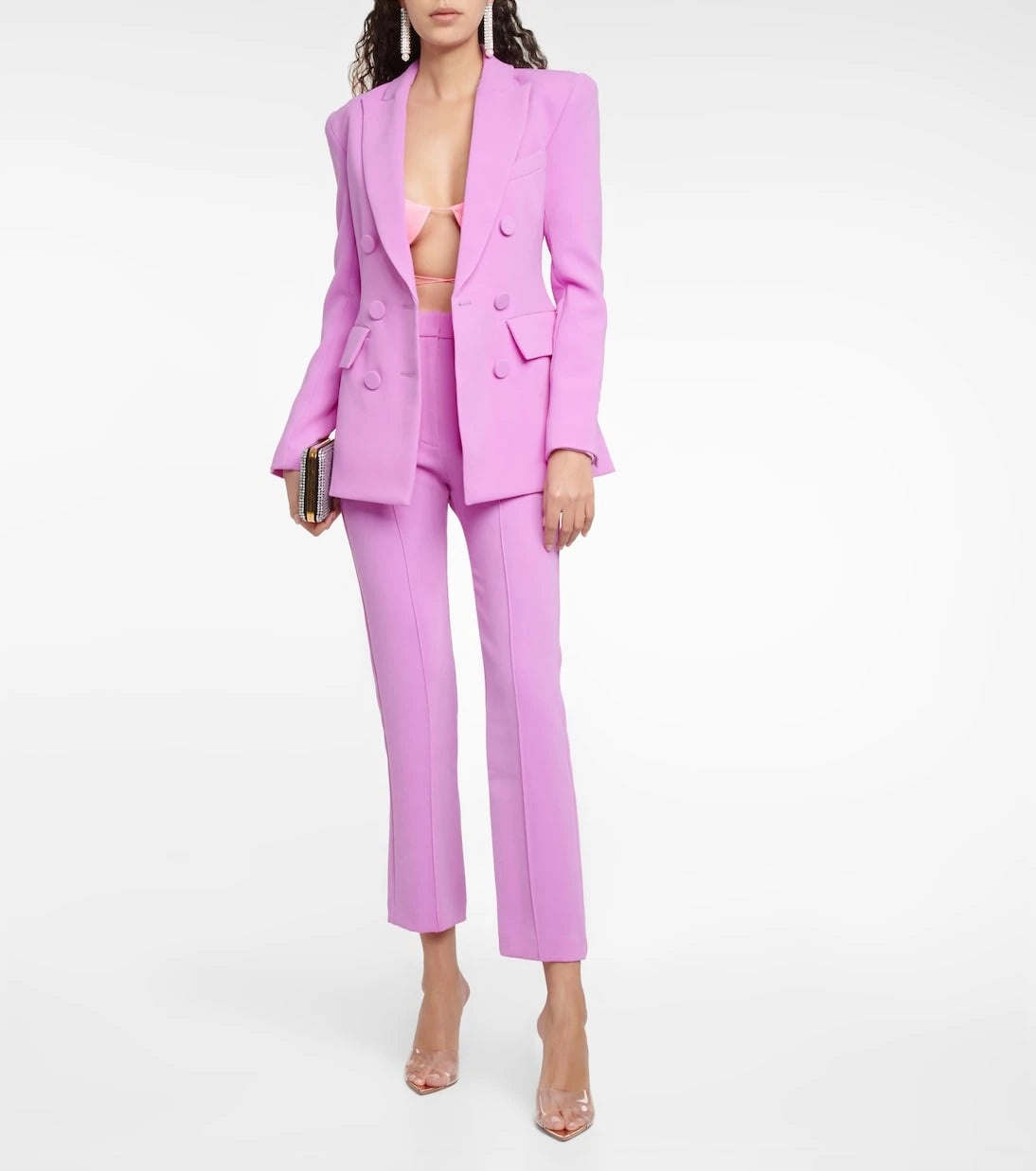 Alex Perry - Dallin high-rise straight cropped pants