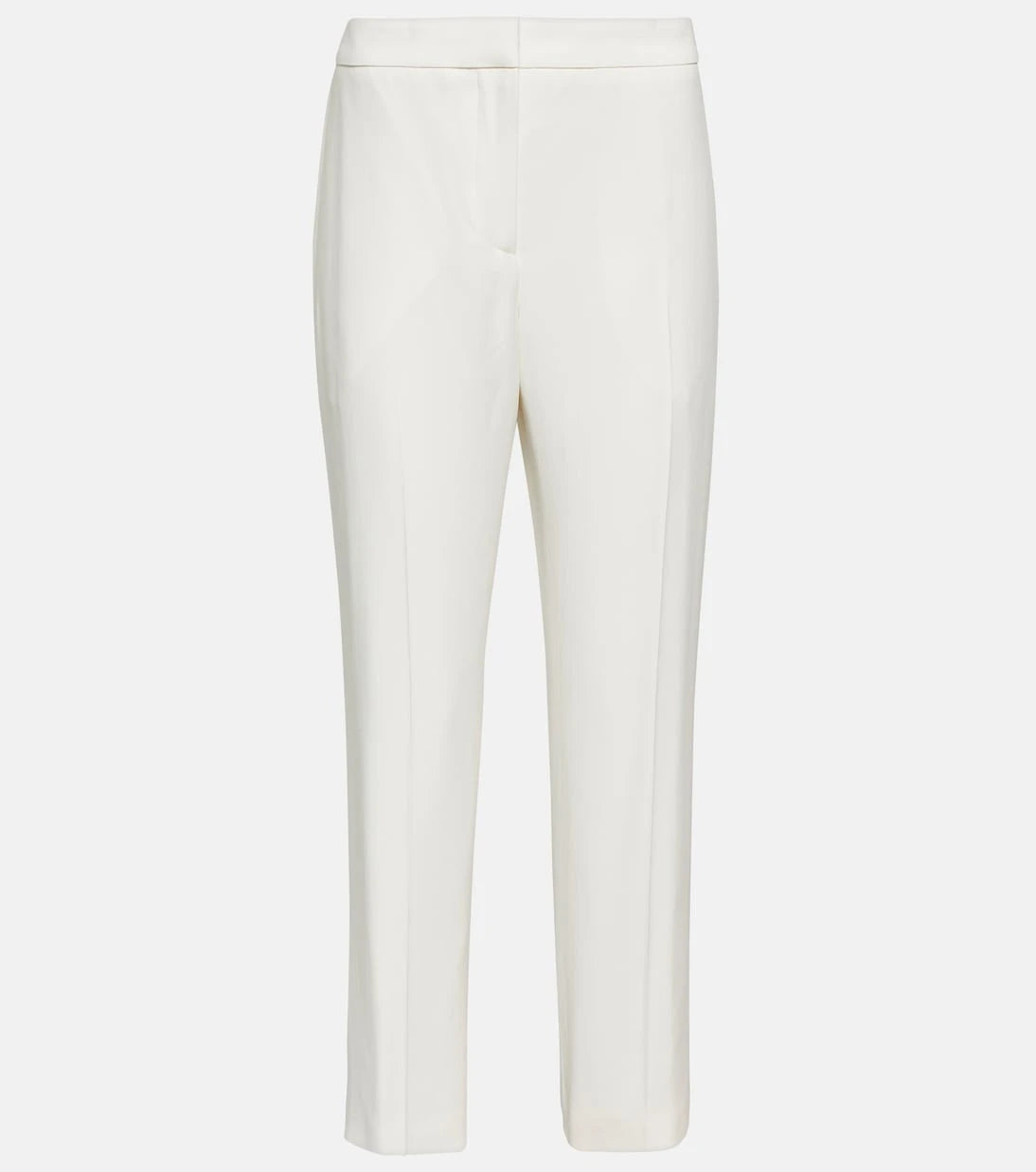 McQueen - Mid-rise slim crêpe pants