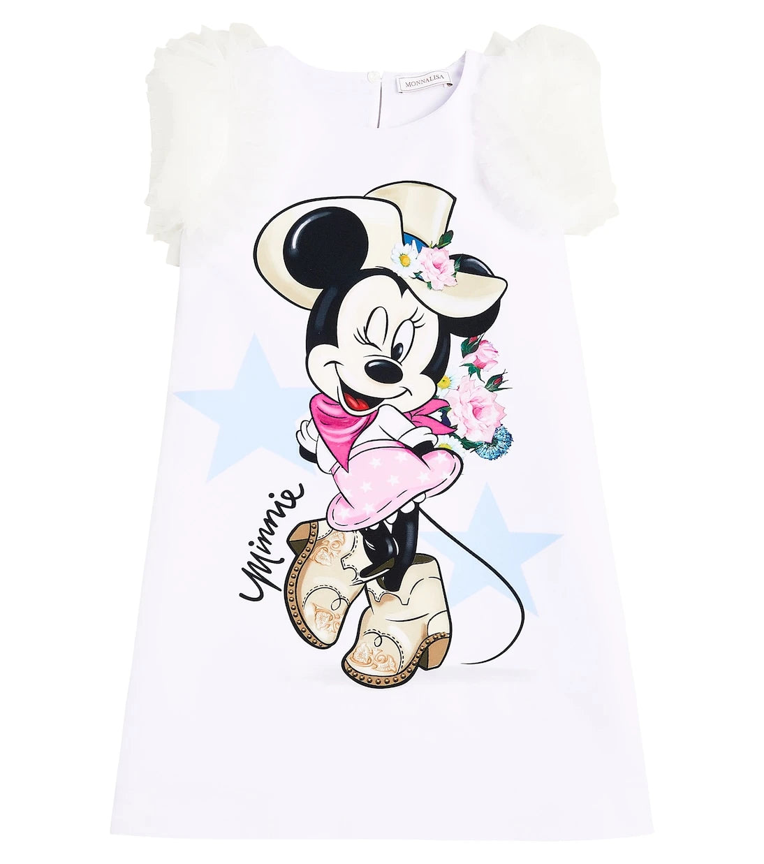 Monnalisa - Printed crêpe dress