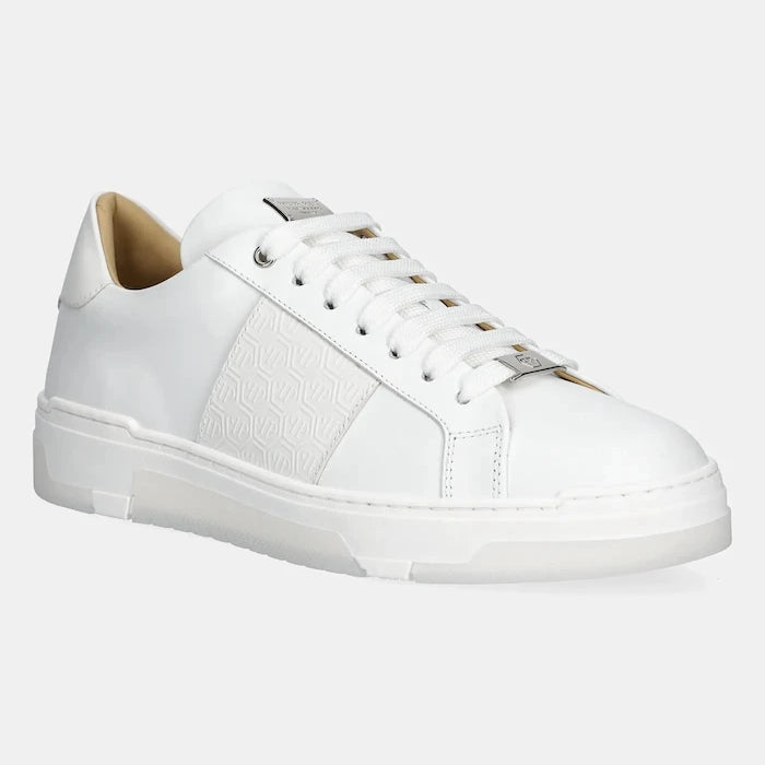 Кожени маратонки Philipp Plein Lo-Top Monogram