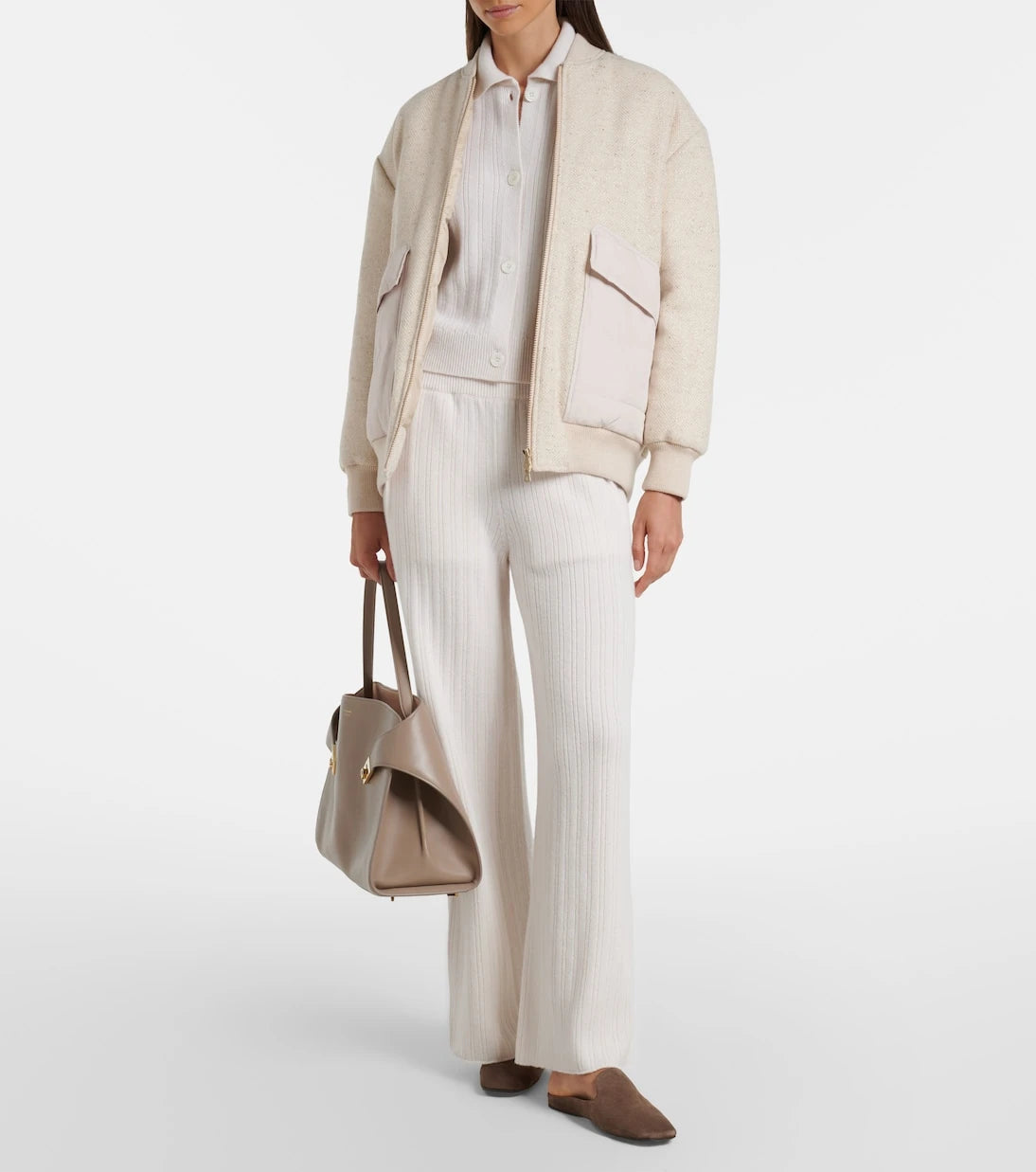 Eleventy - Wool and cashmere straight pants