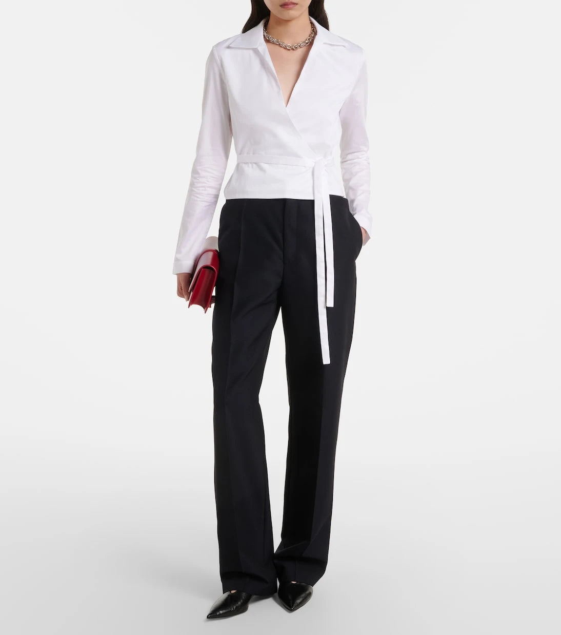 Tove - Bronte cotton wrap top