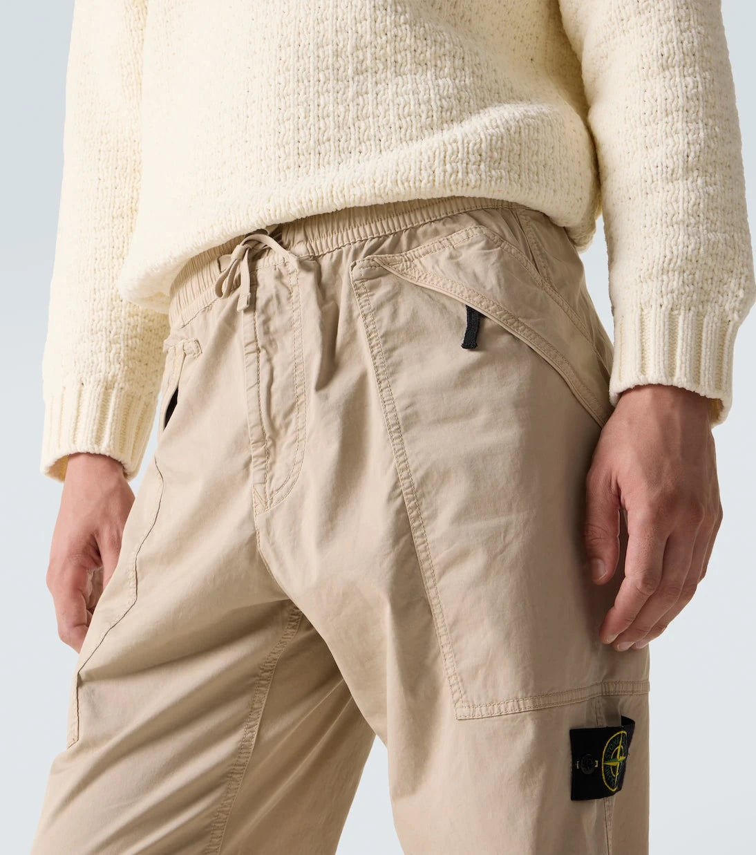 Stone Island - Compass cotton-blend twill pants