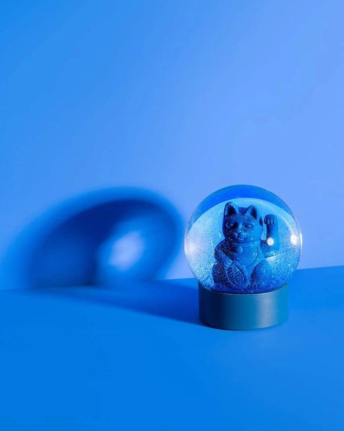 Декорация Donkey Maneki Neko Lucky Globe Blue
