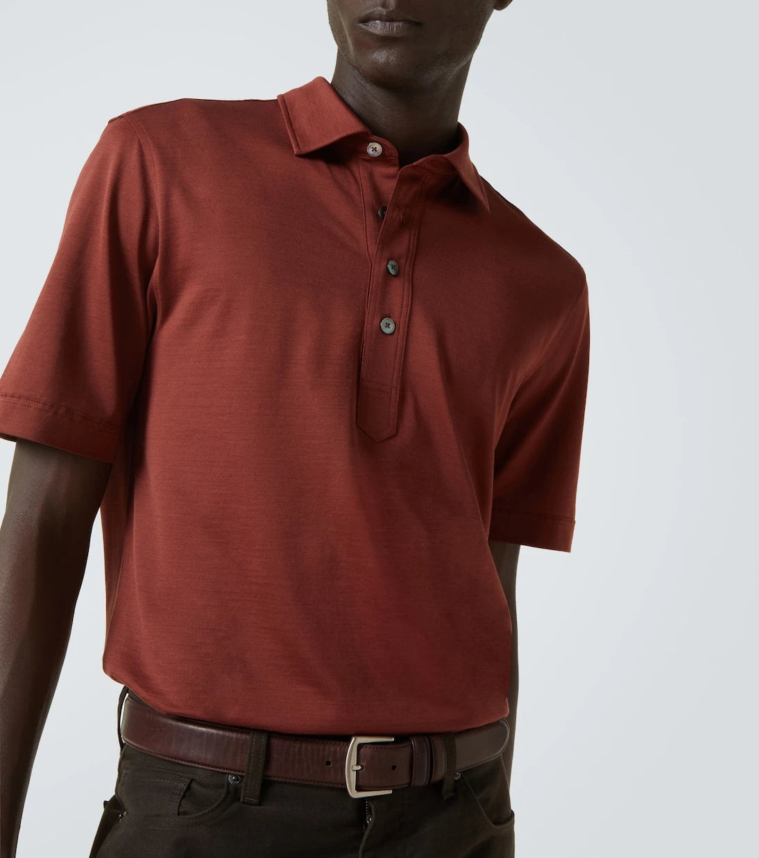 Zegna - Silk and cotton polo shirt
