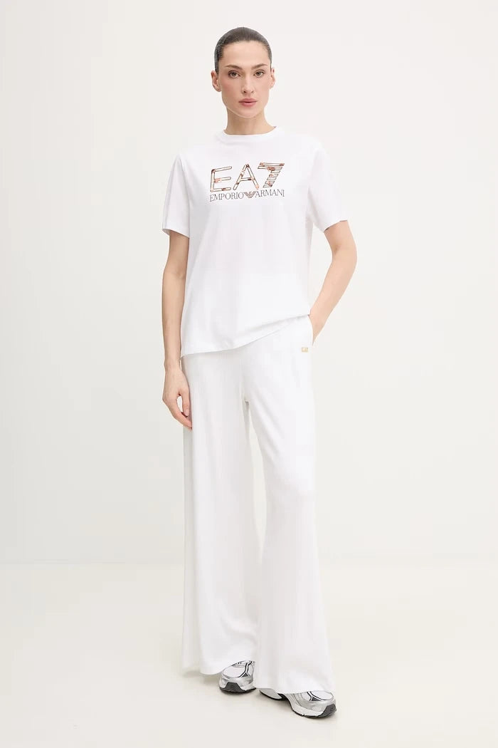 Памучна тениска EA7 Emporio Armani