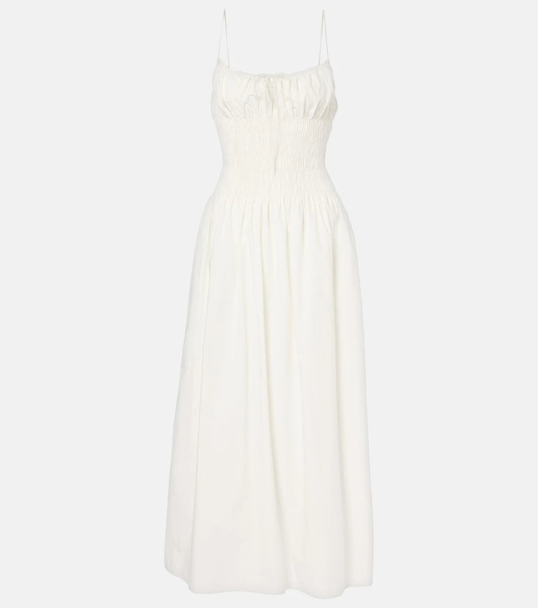 Faithfull - Shirred cotton maxi dress