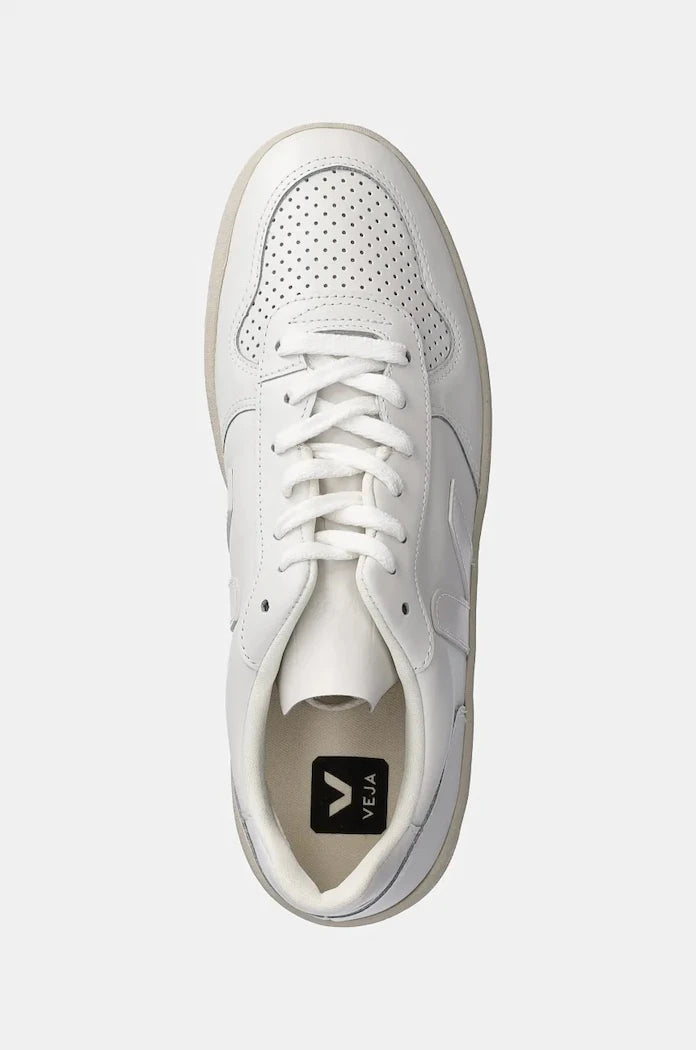 Кожени маратонки Veja V-10 Leather Extra-White