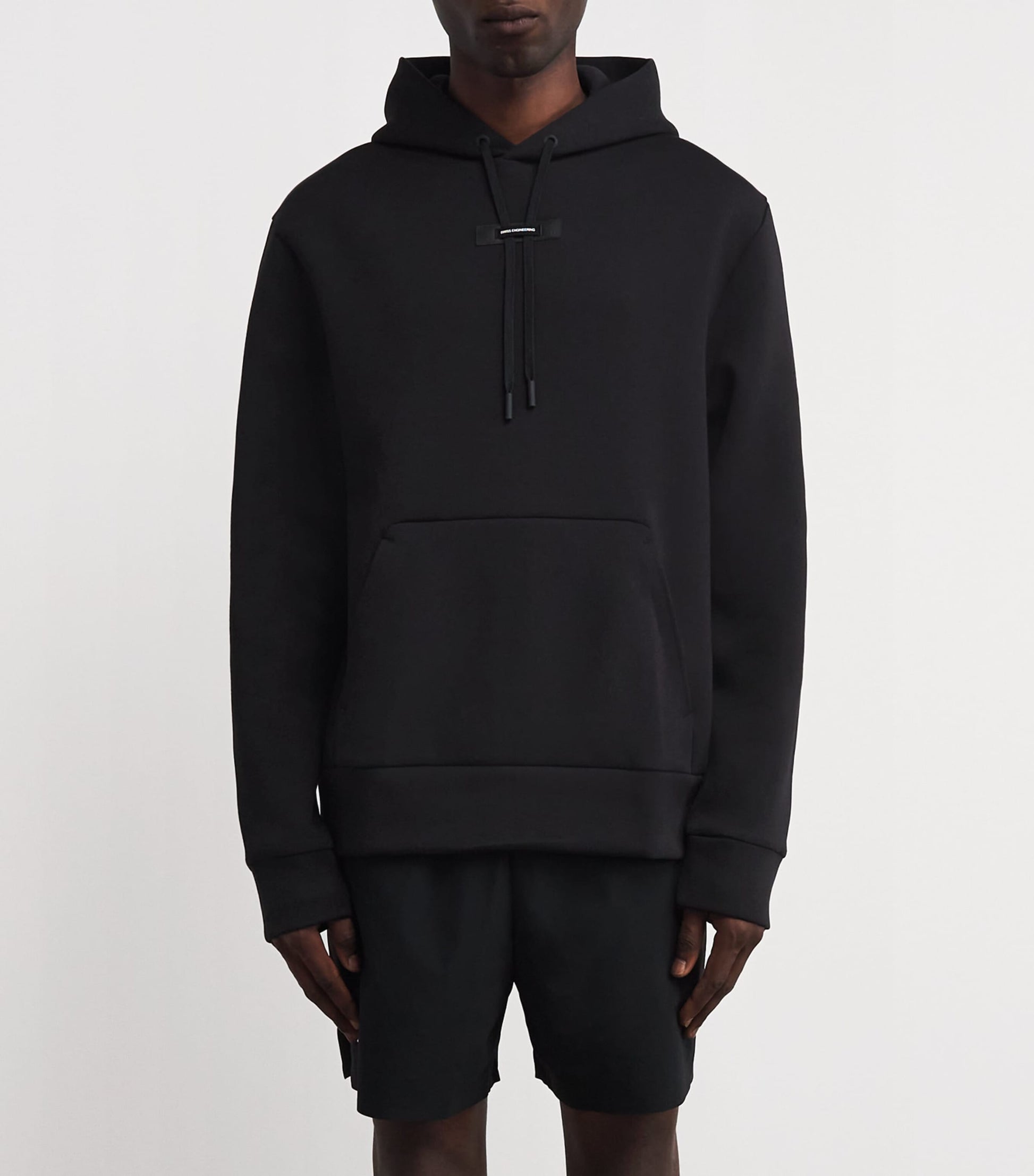 Cotton-Blend Focus Tech Hoodie