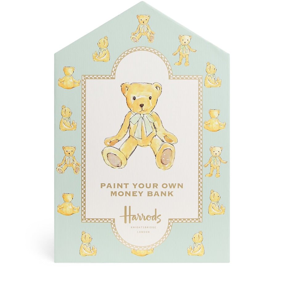 Harrods Bear Paint Your Own Money Bank