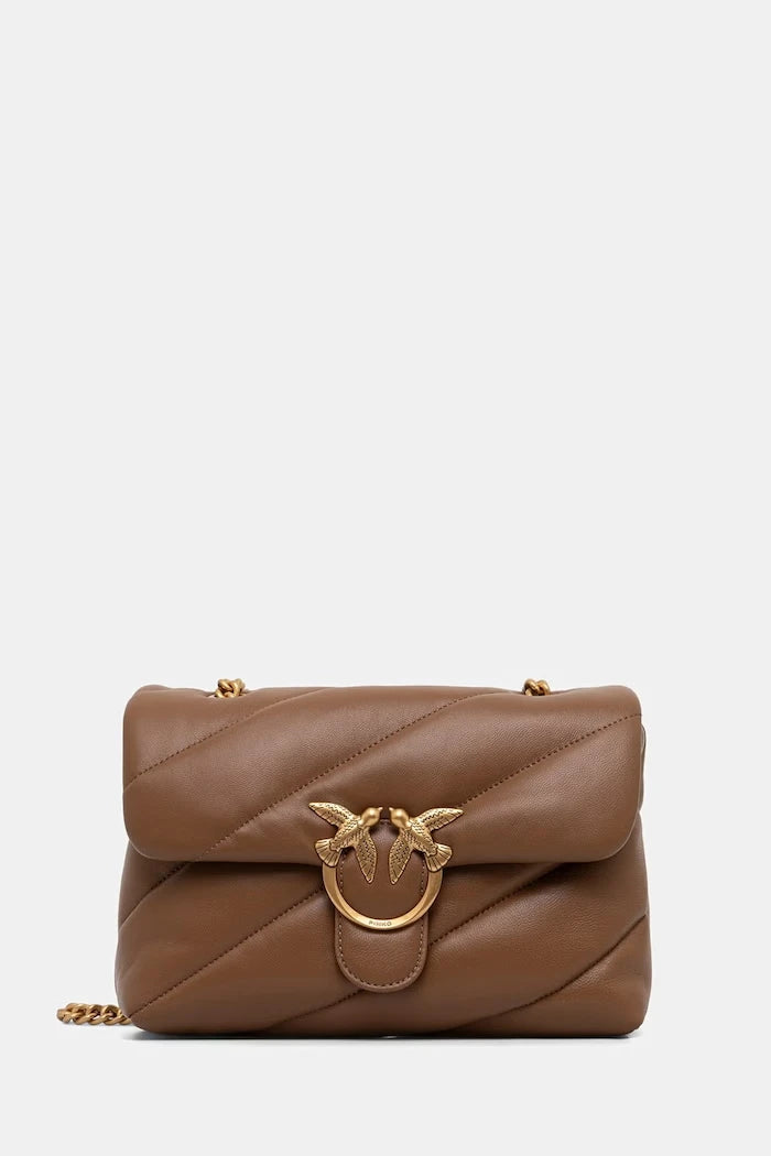 Pinko kadın deri crossbody çanta