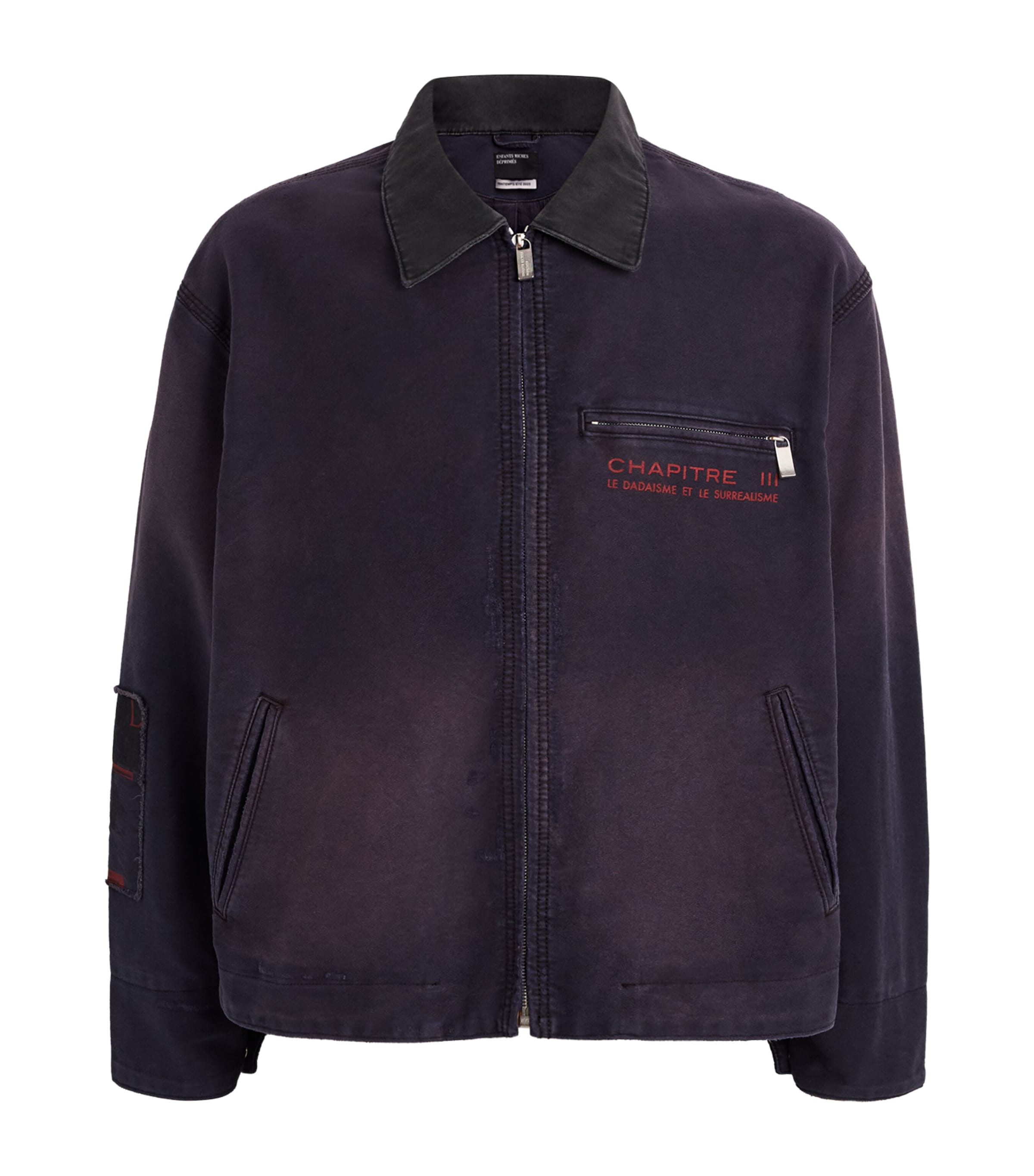 Purple Cotton Moleskin Chapter XII Work Jacket