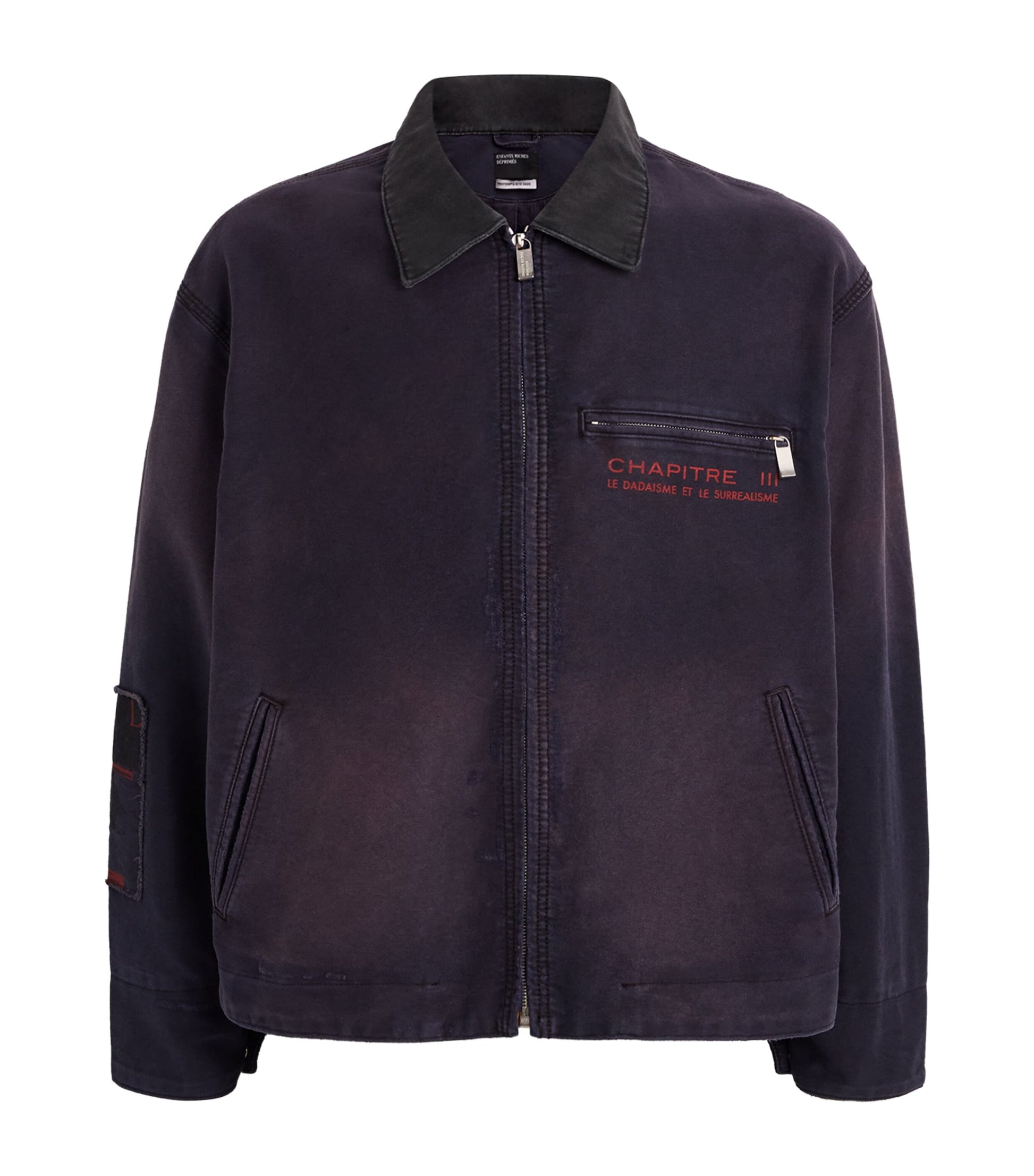 Purple Cotton Moleskin Chapter XII Work Jacket