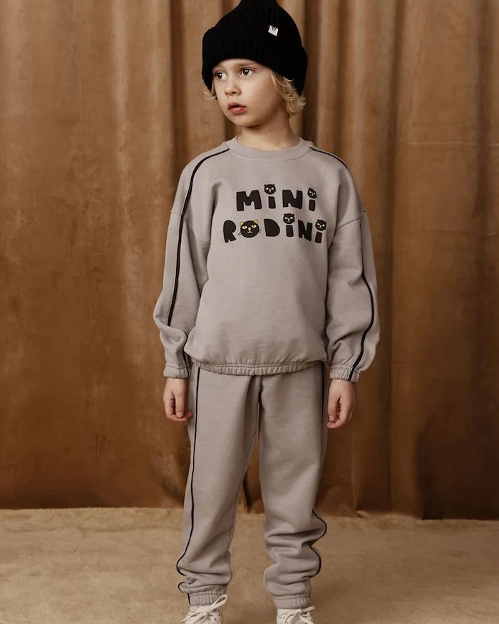 Mini Rodini Cats Çocuk Pamuklu Sweatshirt