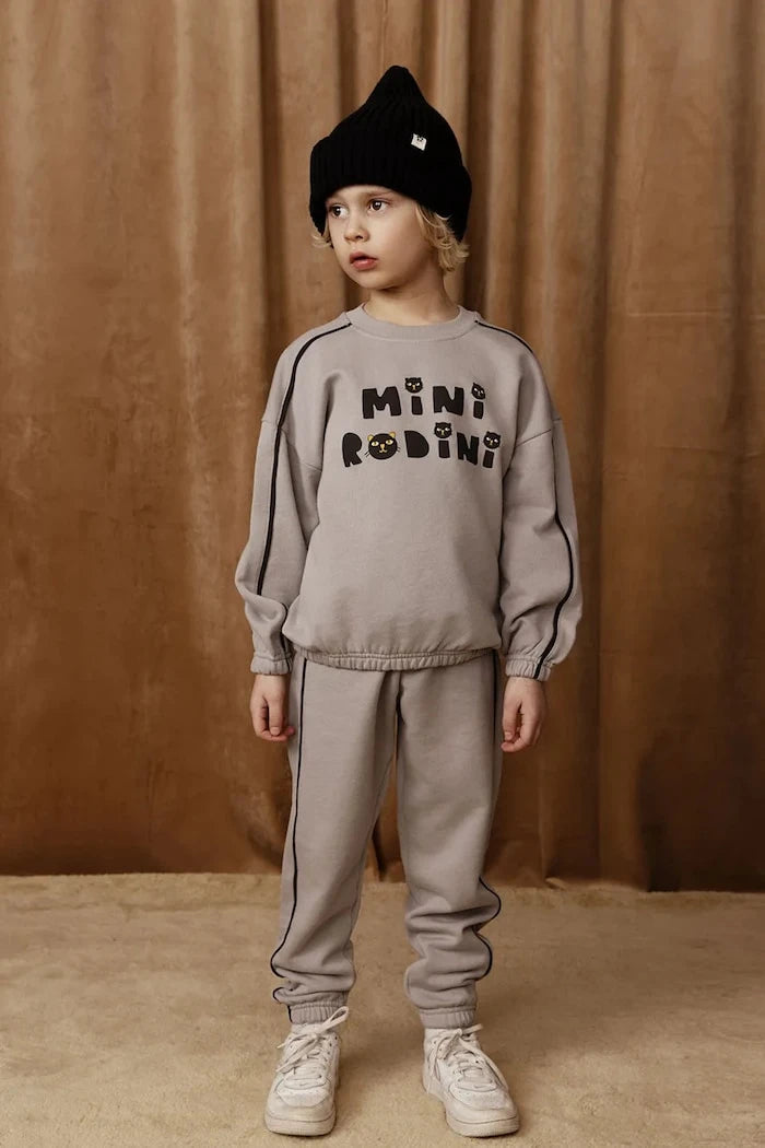 Mini Rodini Cats Çocuk Pamuklu Sweatshirt