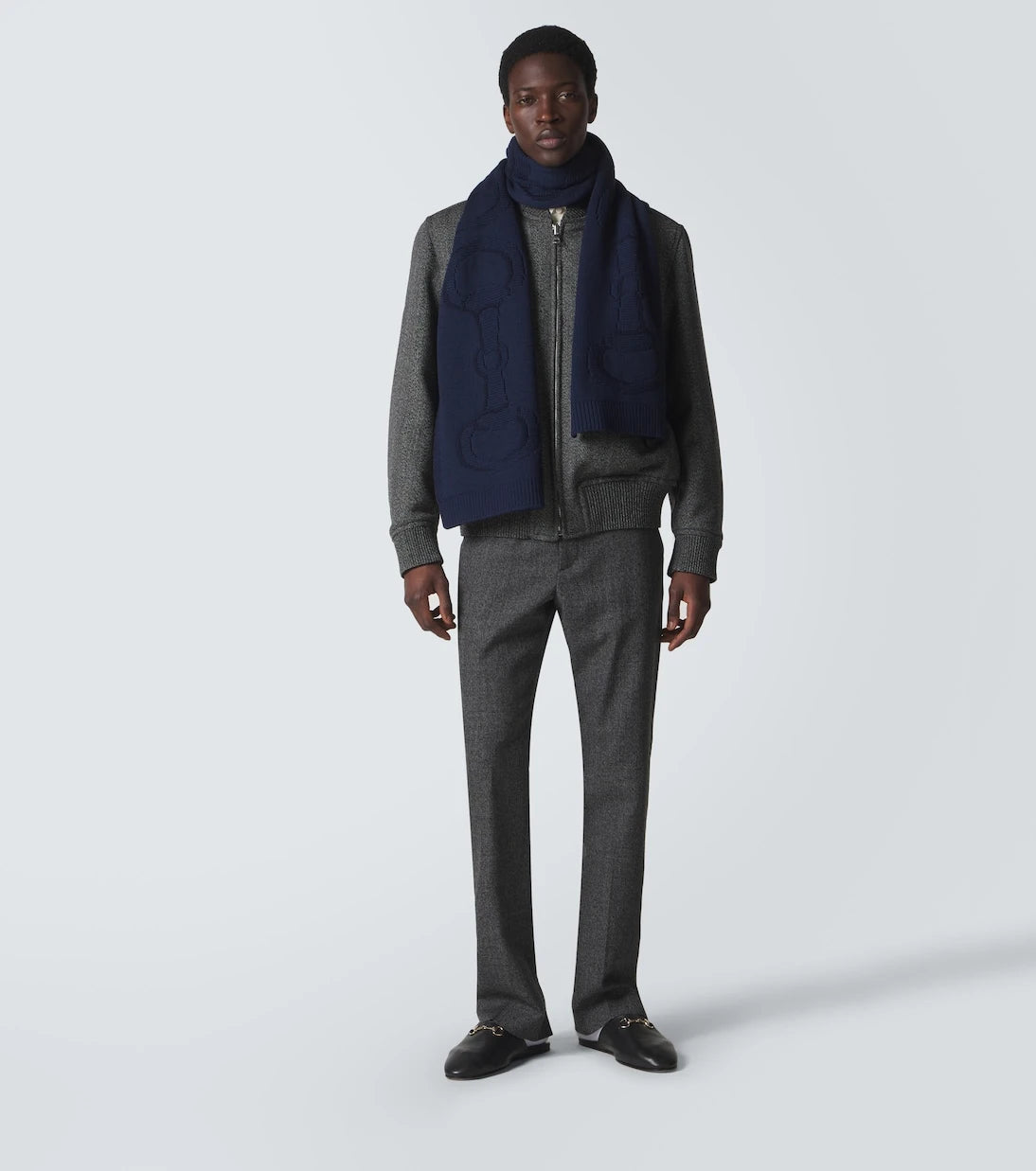 Gucci - Gucci Horsebit wool scarf