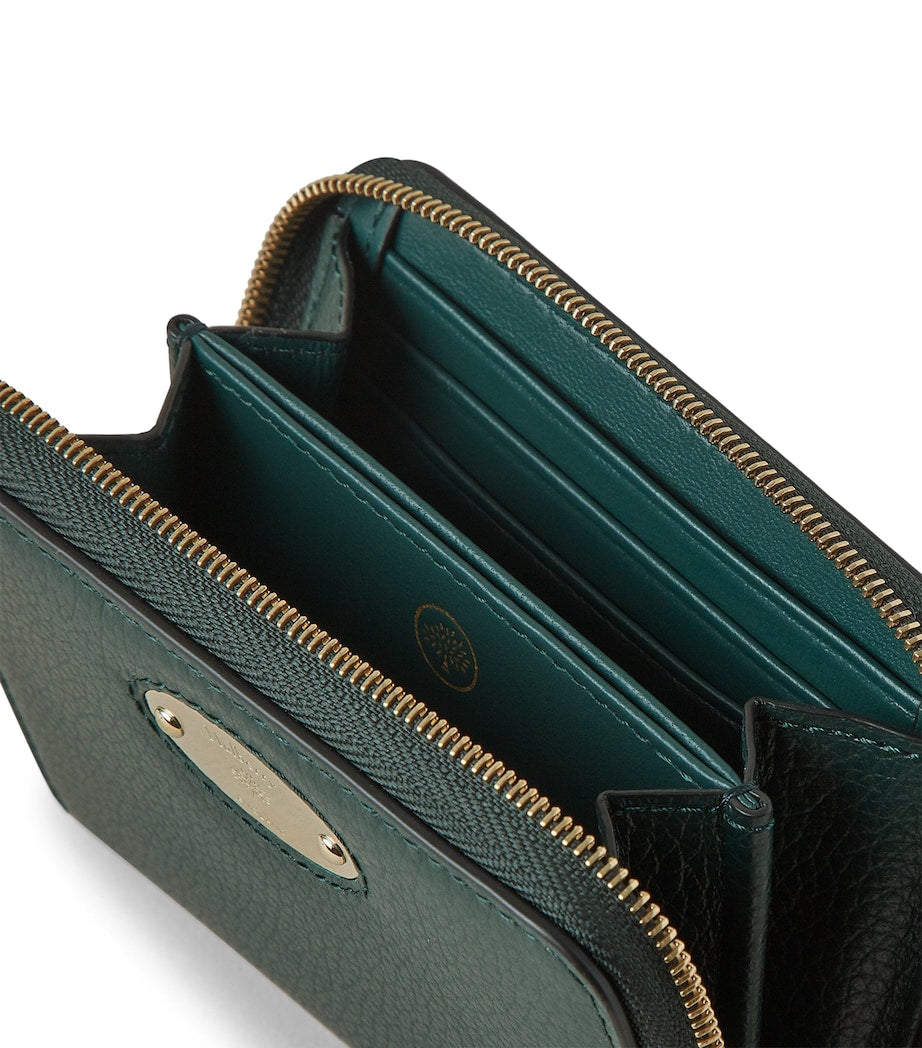 Mulberry Green Logo Plaque Purse