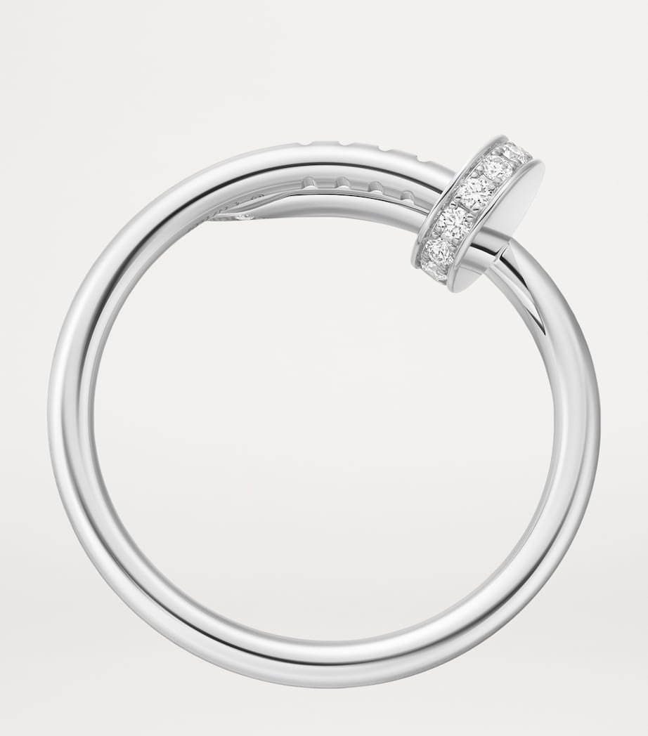 Cartier White Gold and Diamond Juste Un Clou Ring