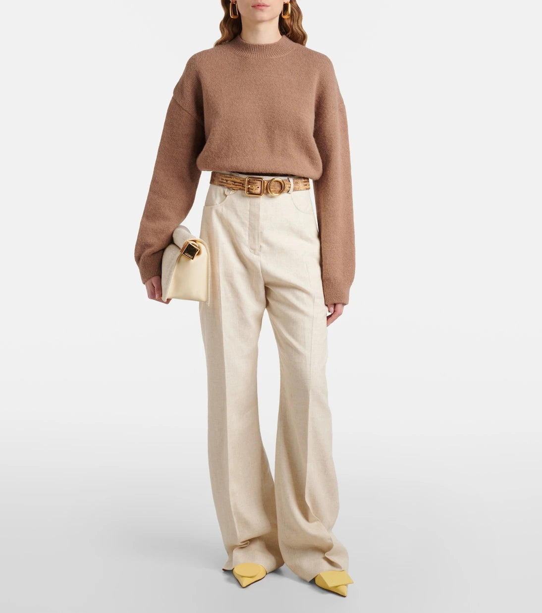 Jacquemus - Les Slingbacks Duelo leather ballet flats