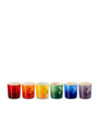 Stoneware Rainbow Mugs (Set of 6)