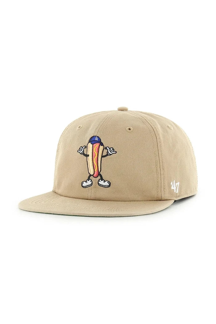 Памучна шапка с козирка 47 brand MLB Los Angeles Dodgers