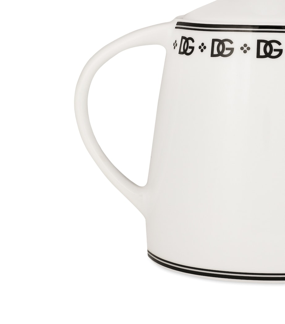 Porcelain DG Logo Teapot