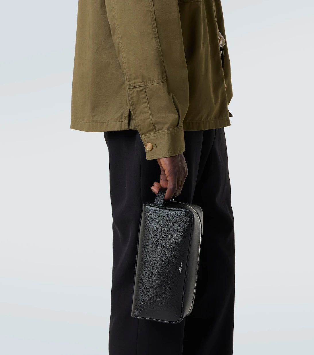Saint Laurent - Leather washbag