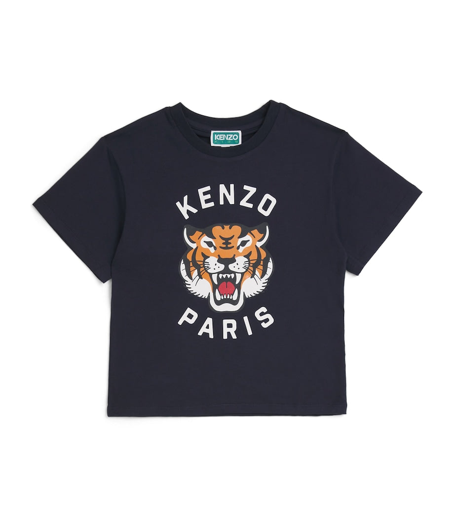 Kenzo Kids Cotton Logo T-Shirt (2-14 Years)