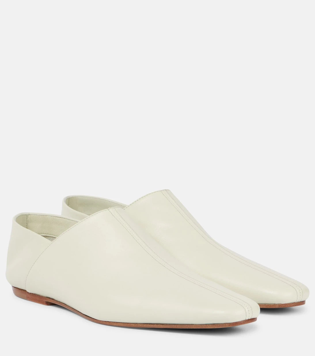 Dries Van Noten - Leather slip-on shoes