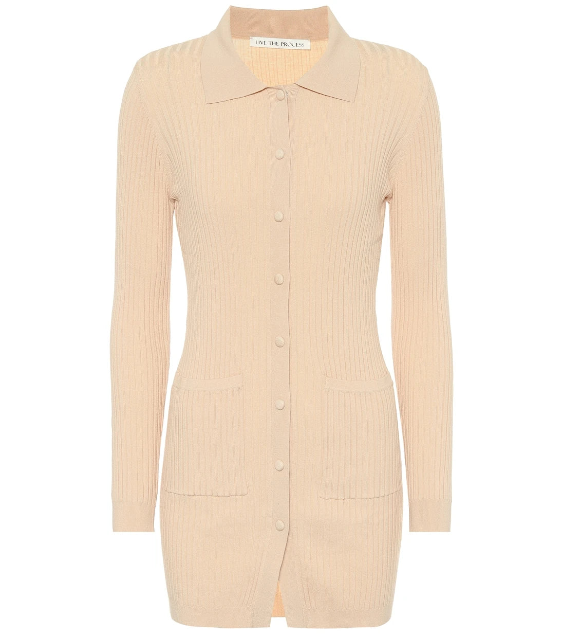 Live The Process - Ribbed-knit cardigan