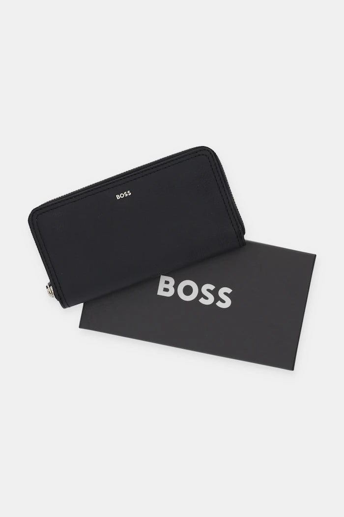 BOSS kadın deri cüzdan Lenah Ziparound